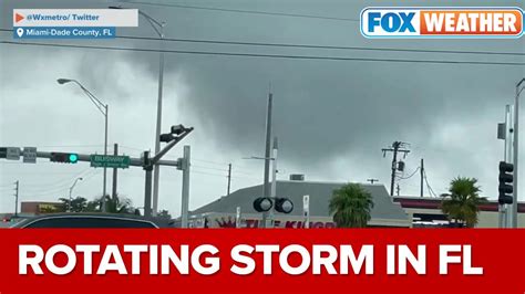 Miami florida tornado warning - A video on social media has shown the terrifying moment a tornado tears through a Florida beach. ... Weather Service office based in Miami, officials said they received multiple calls and reports ...